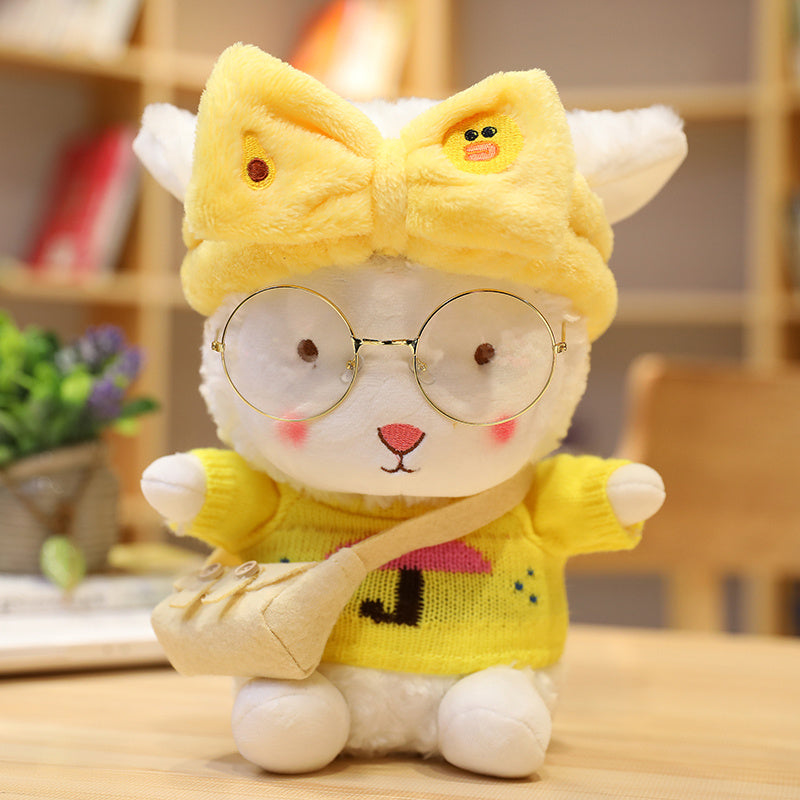 Cute web celebrity baby lamb dolls