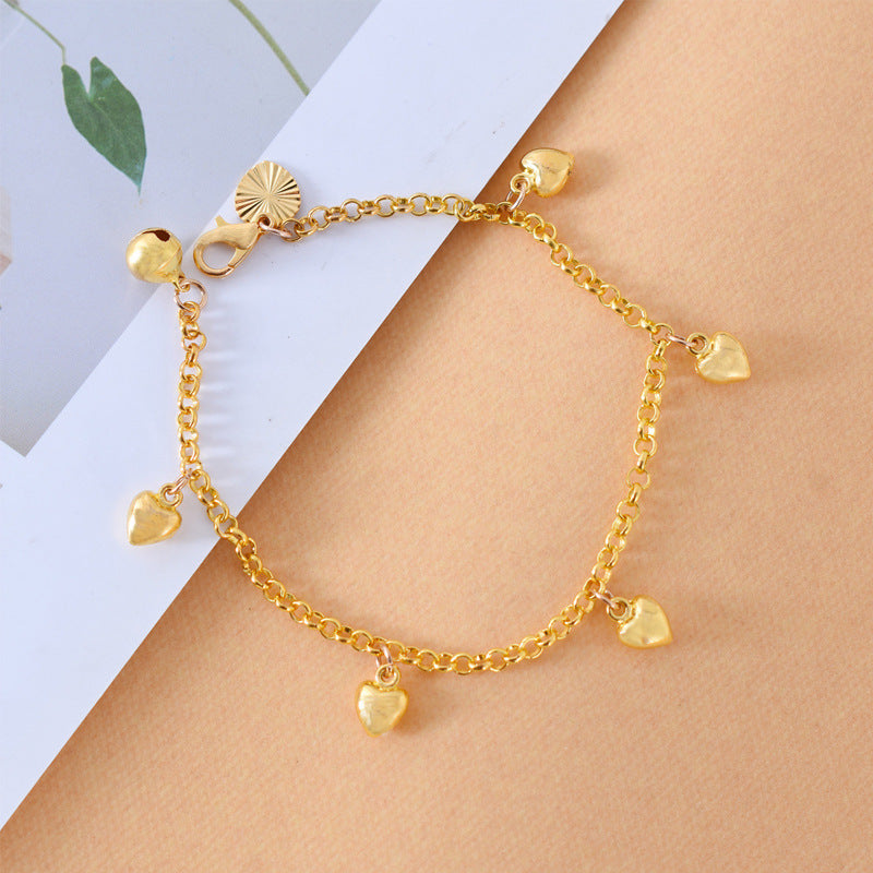New Simple And Versatile Women Heart Charms Bracelet Women &amp; Teen Girls Jewelry Fashion Jewelry