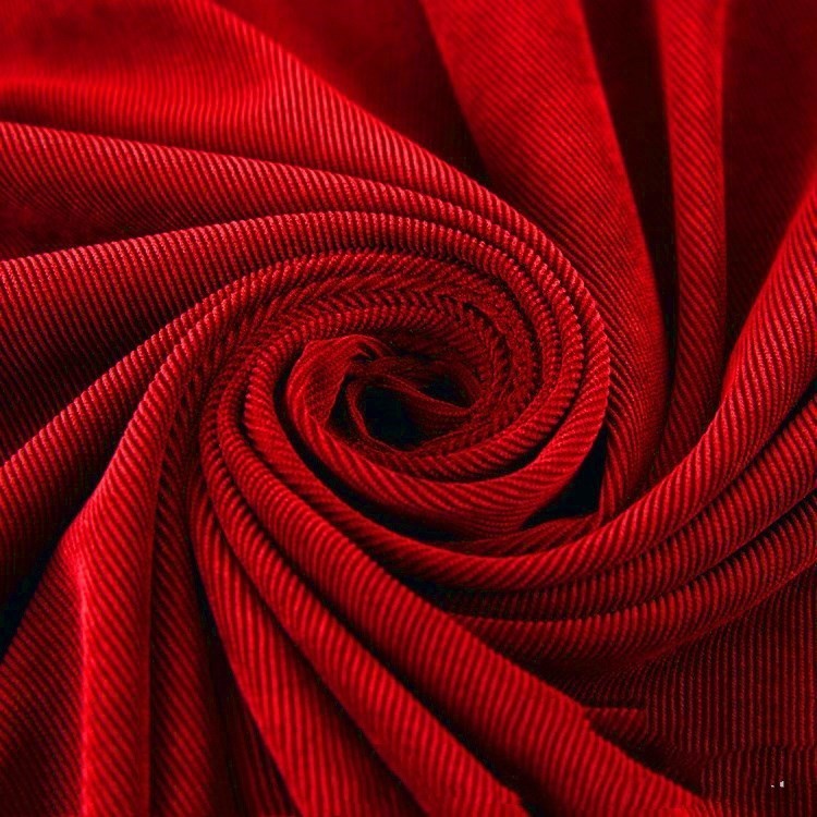 Corduroy Clear Non-stretch Quality Velvet Nylon Polyester Corduroy Fabric Spot