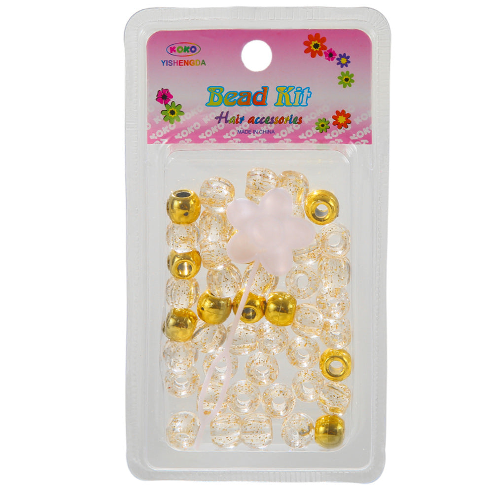 New Transparent Colored Pigtail Beading