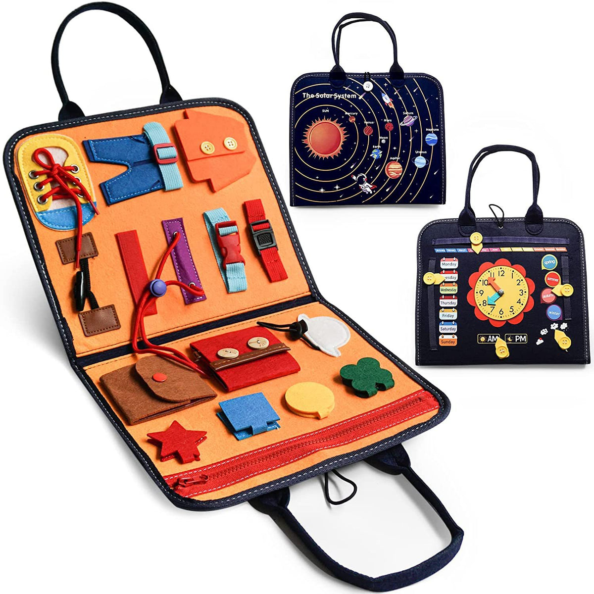 Montessori Clothing Handbag Teaching Aids Storage Children's Educational Toys Training Early Childhood Education Toys