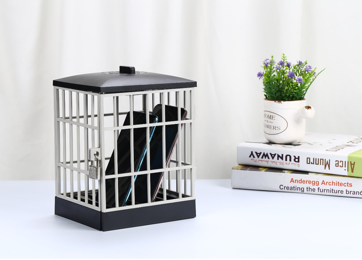 Cell Phone Storage Box Bracket Cage Timer Cell Phone Prison