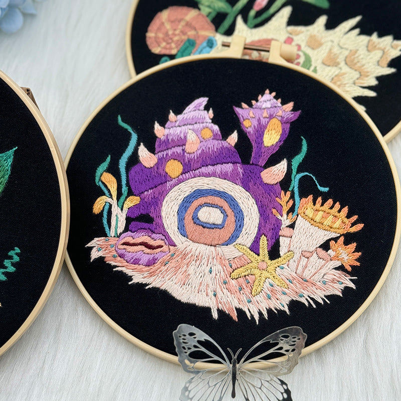 Fantasy Ocean Shell Painting Children's Needlework