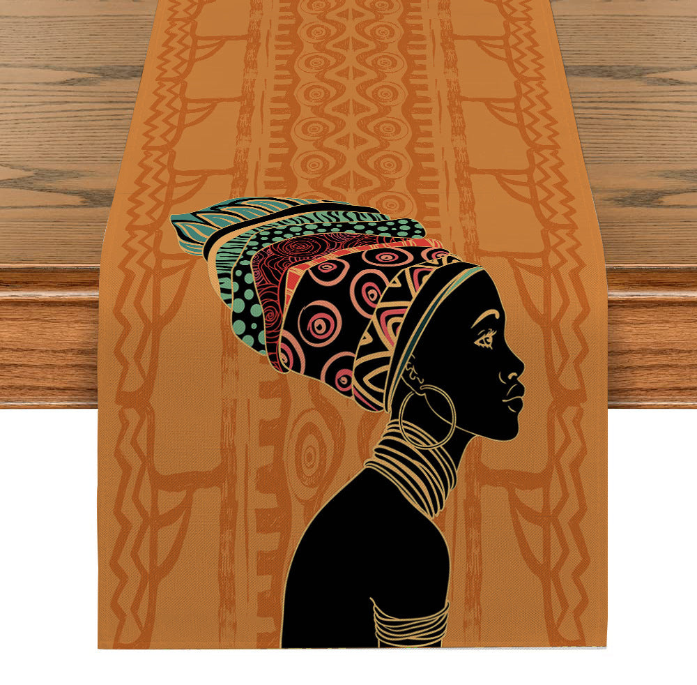 Table Runner National Geometric Tea Table