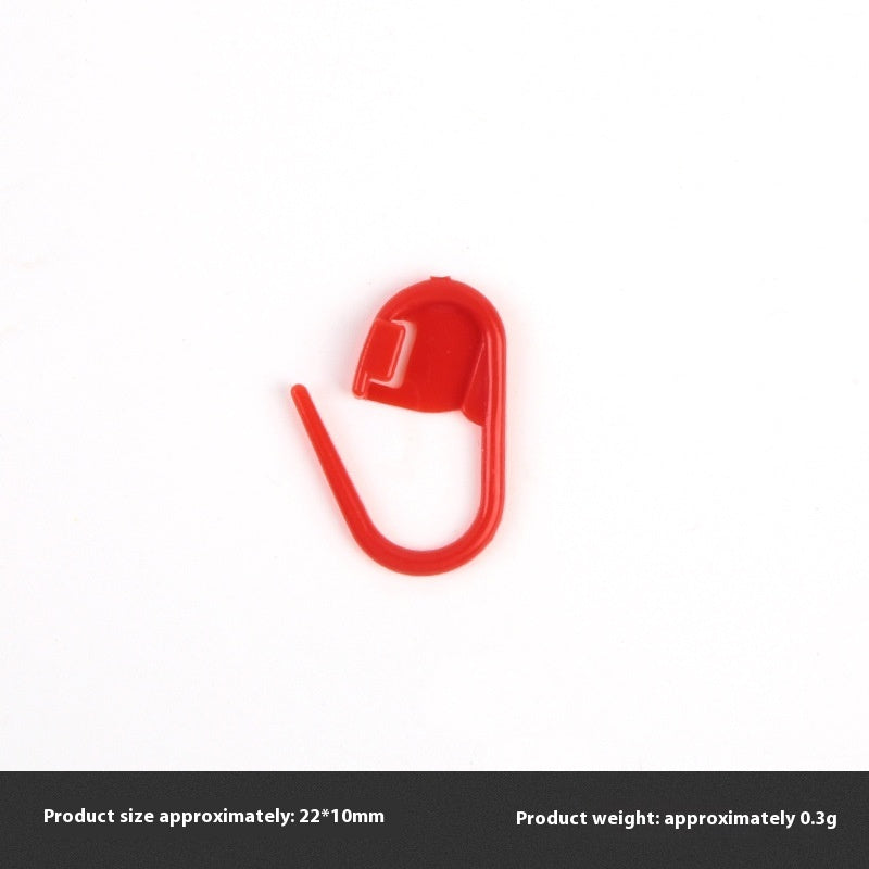 Colorful Plastic Buckle Handmade DIY Knitting Tools Love Heart  Marker Crochet
