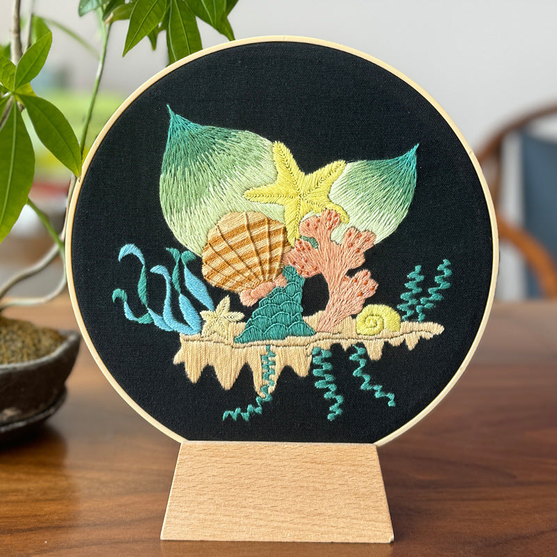Fantasy Ocean Shell Painting Children's Needlework