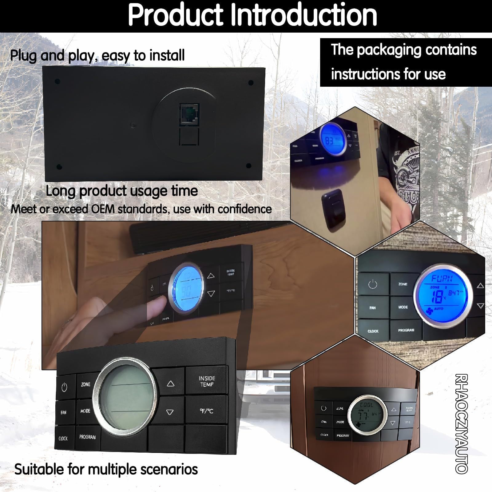 RV 3314082000RV Thermostat Air Conditioning Controller