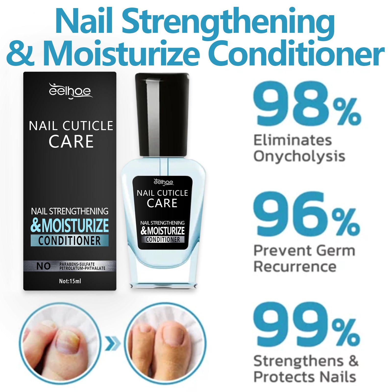 Repair Hand And Foot Cleaning Nail Brightening Care Solution