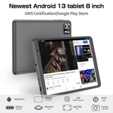 8-дюймаи ҳашт-аслӣ планшет PC Android 13 Системаи 64g Иқтидори калон