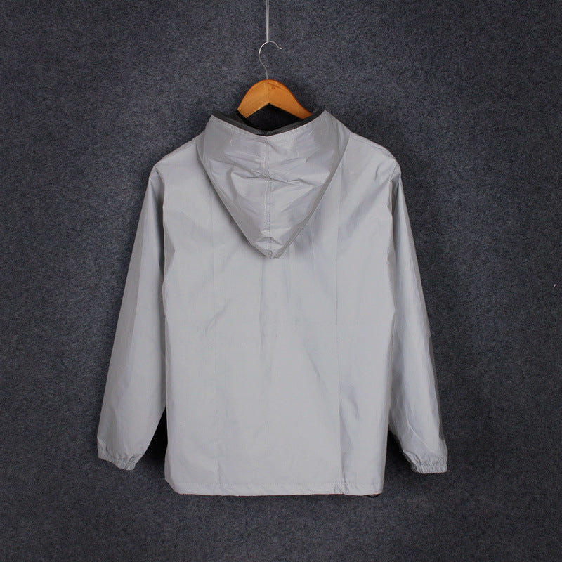 Autumn Luminous Assault Windbreaker Japanese Brand Tide For Couples Reflective Clothing