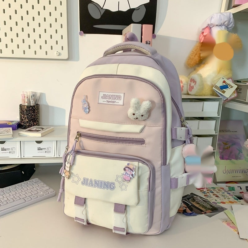 Korean Style Junior's Schoolbag Large Capacity Cute Elementary School Studebt Backpack