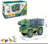 Large Engineering Vehicle Dinosaur Children's Toy Car Set