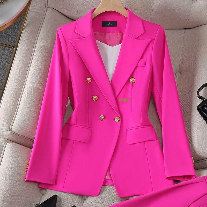 Women's Fashion High-end Temperament Formal Suit