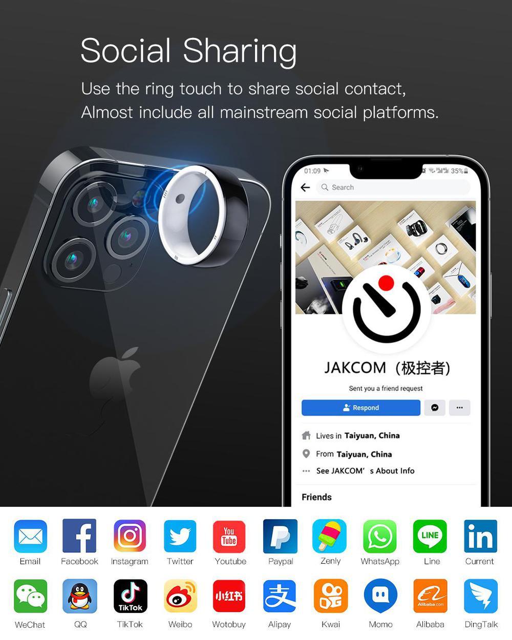 Fashion Personality Ring Smart Wearable Device