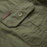 Осенняя мужская рубашка Warquar большого размера