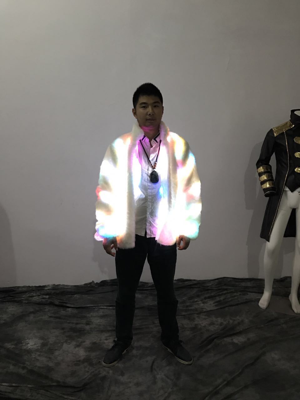 Halloween Colorful LED Lights Clothes Jacket