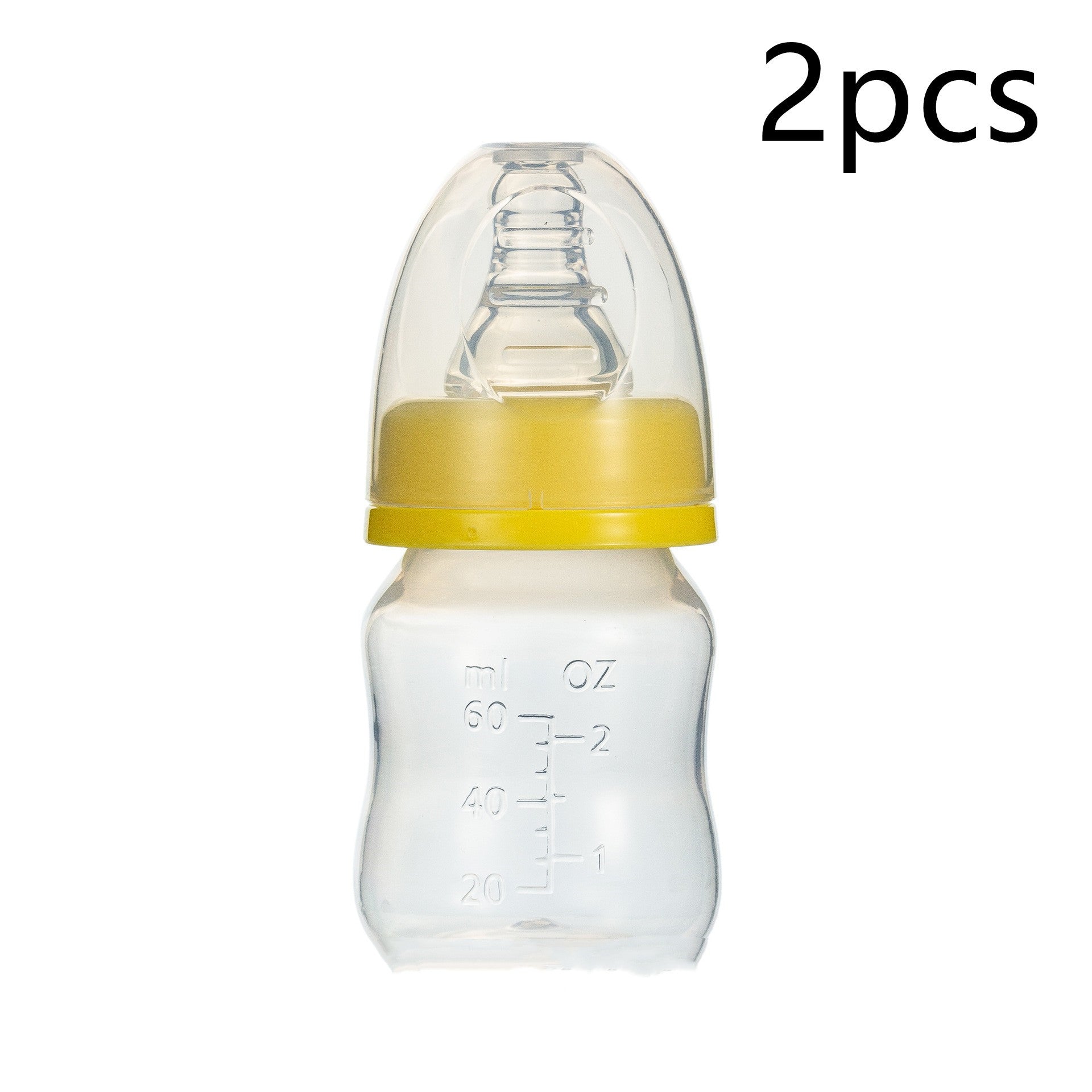 Stereoscopic Sucking PP Silica Gel Baby Care Bottle