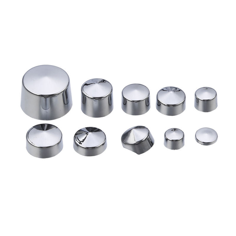 87pcs Motorcycle Chrome ABS Bolt Toppers Kit Softail Twin Cam 1984-2006