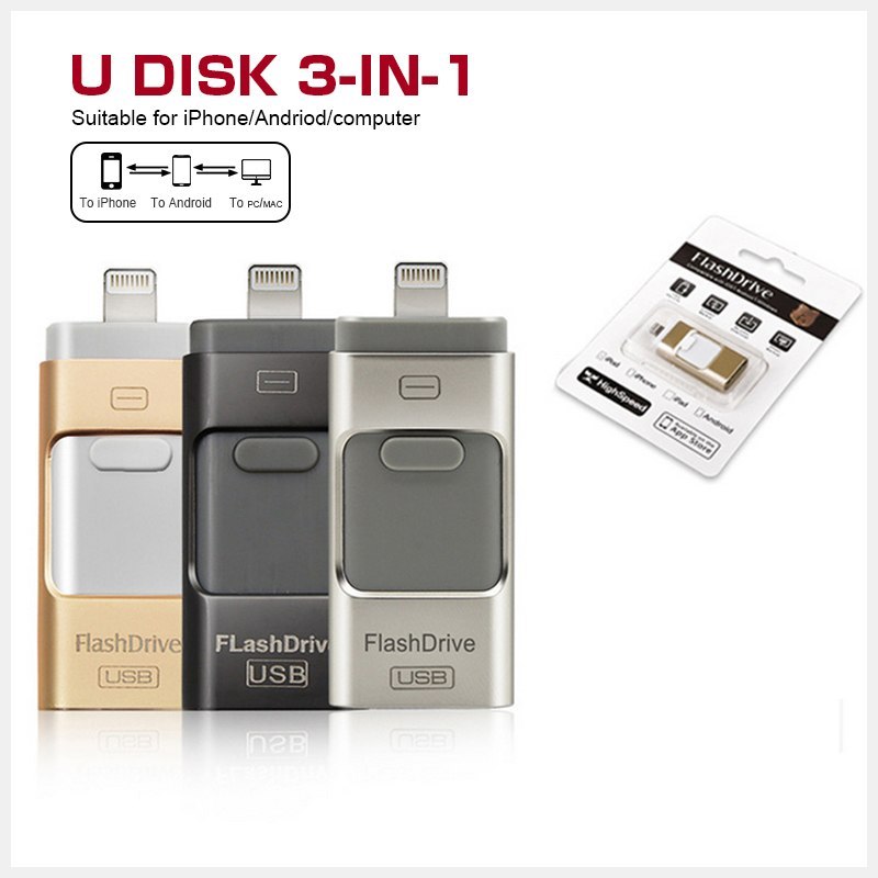 Се дар як диски USB флеши OTG барои компютер ва телефони мобилӣ