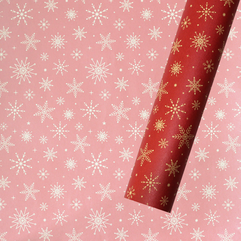 Christmas Gift Wrapping Paper European Style Retro kraft