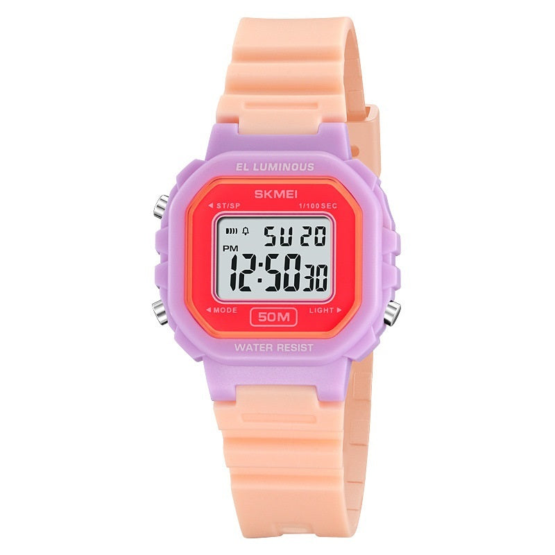 Student Outdoor Sports Electronic Watch Multifunctional Waterproof Luminous