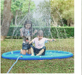 Inflatable water spray cushion