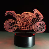 Motorcycle led desk lamp
