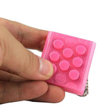 Anti-Stress Toy Electronic Bubble Packaging Key Ring Infinite Keychain