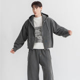 Модная потертая ретро-состаренная потертая трехмерная толстовка с капюшоном в стиле пэчворк