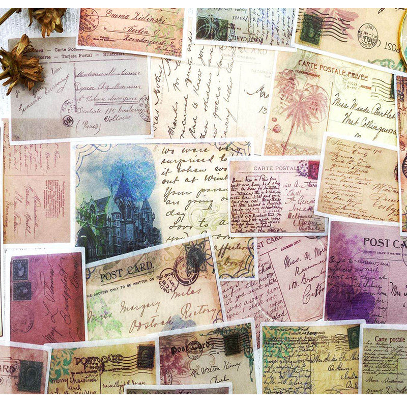 60PCS Bag DIY Vintage Washi Note Stickers Scrapbooking Photo