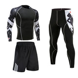 Sports Suit Men's Tights Basketball Running Suit