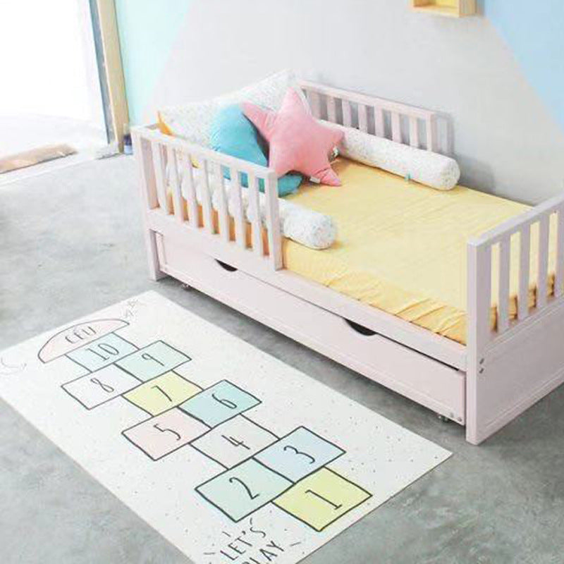 Nordic Style Digital Checkered Carpet Hopscotch Game Mat