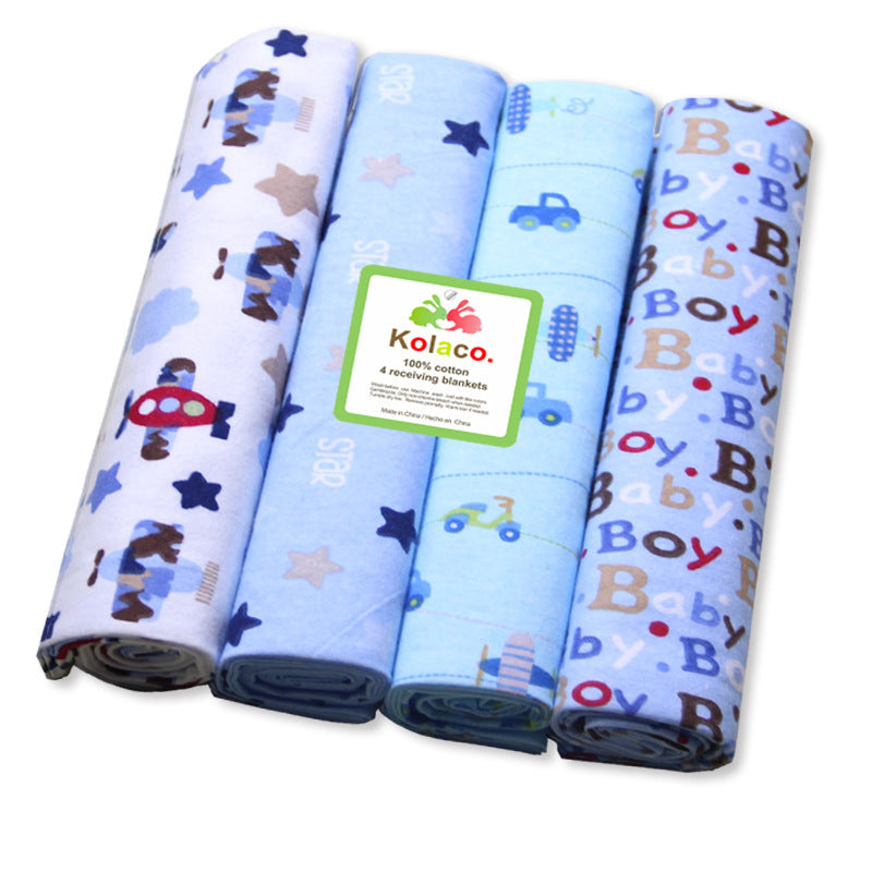 76X76PVC Flannel Baby Wrapping Blanket