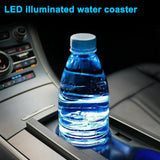 USB Charging Car Led Cup Holder Water Bottom Mat