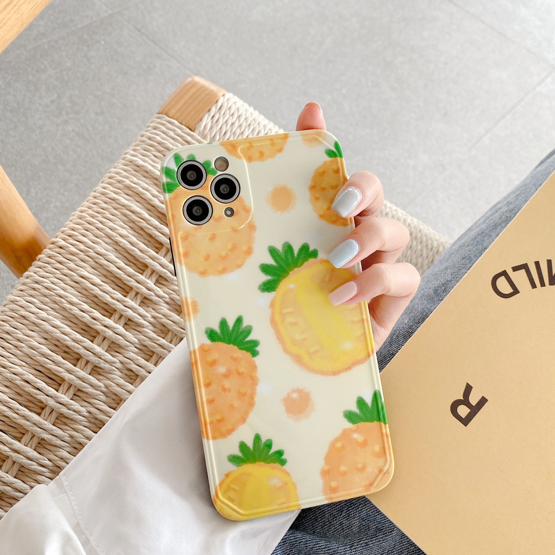 Orange cell phone case
