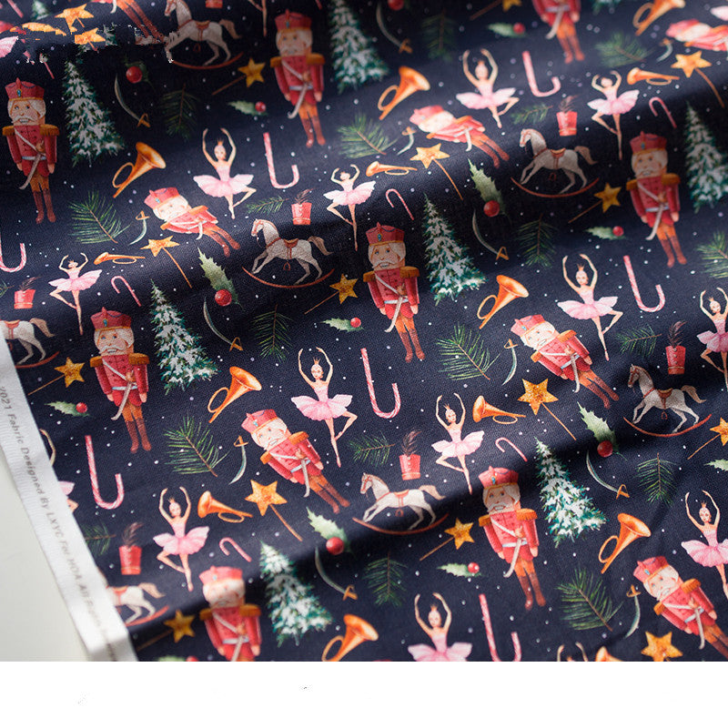 Digital Printed Nutcracker Soldier Cotton and Fabric