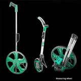 Tuosen Hardware Tools Hand Push Telescopic Rangefinder Mechanical Folding Roller Measuring Wheel Handheld Digital Display Ranging Wheel