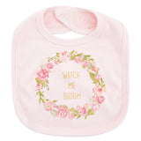 Baby bib with 3 baby drool towels
