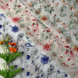 Chiffon Gold Printed Hanfu Fabric