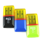TF Diamond Card Reader Transparent Solid Color 2.0 Card Reader