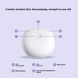 Electric Portable Massage Mute Wearable Breast