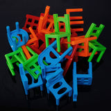 Board Game Balance Chairs Adult Kids Stacking Game Pipelines Parent-child DIY Interactive Toy Educational Toy