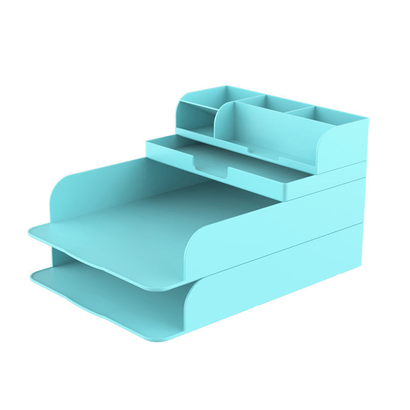 Cosmetic stationery table storage box
