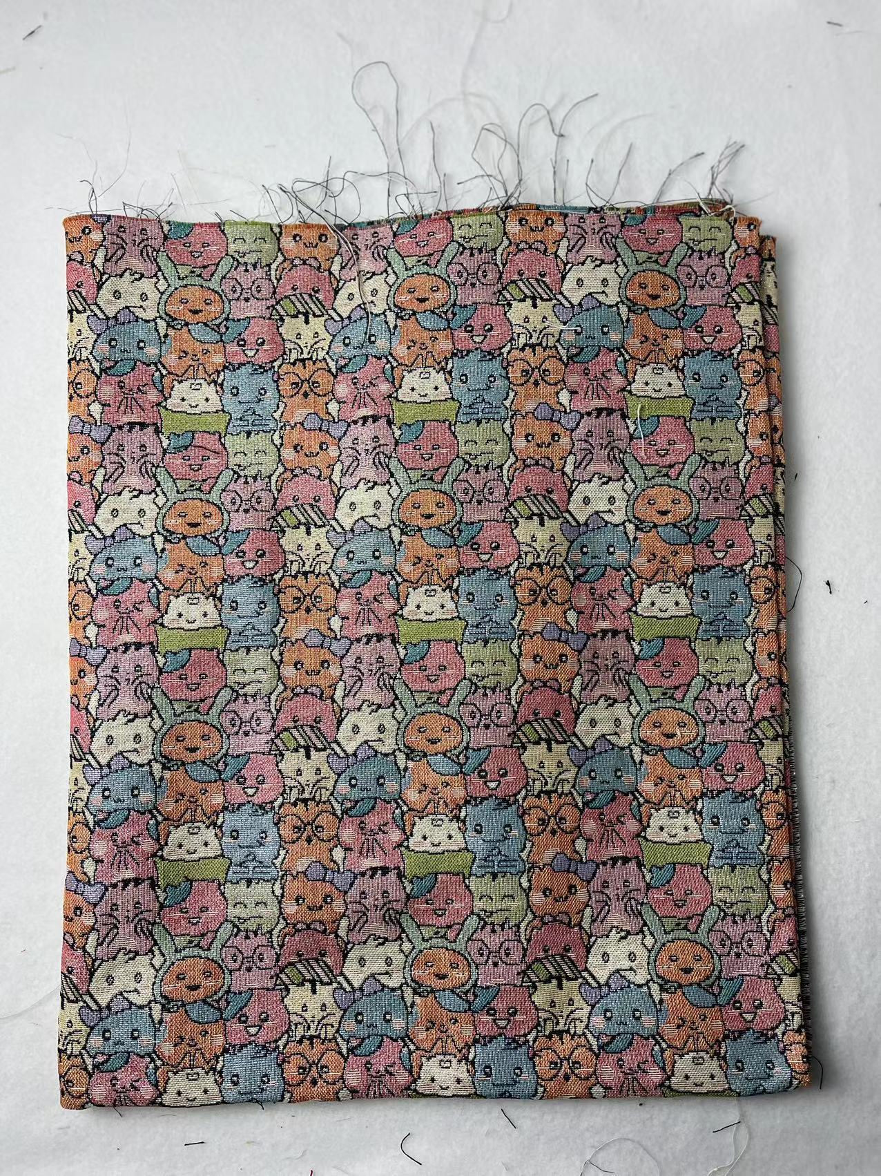 Ethnic Style Yarn-dyed Jacquard Fabric Coat Shoes And Hats Bags Sofa Decorative Cloth