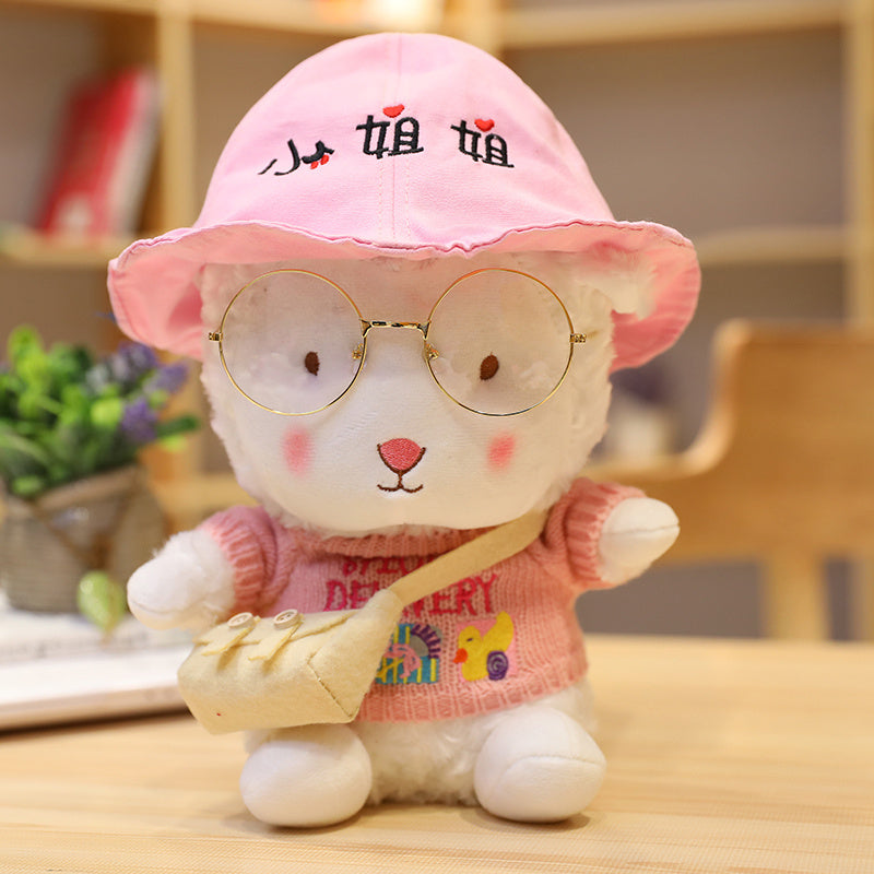 Cute web celebrity baby lamb dolls
