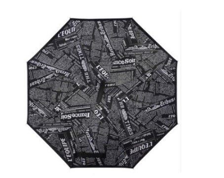 Creative sun protection men's and women's umbrellas custom double layer business long straight handle car without holding folding reverse umbrella