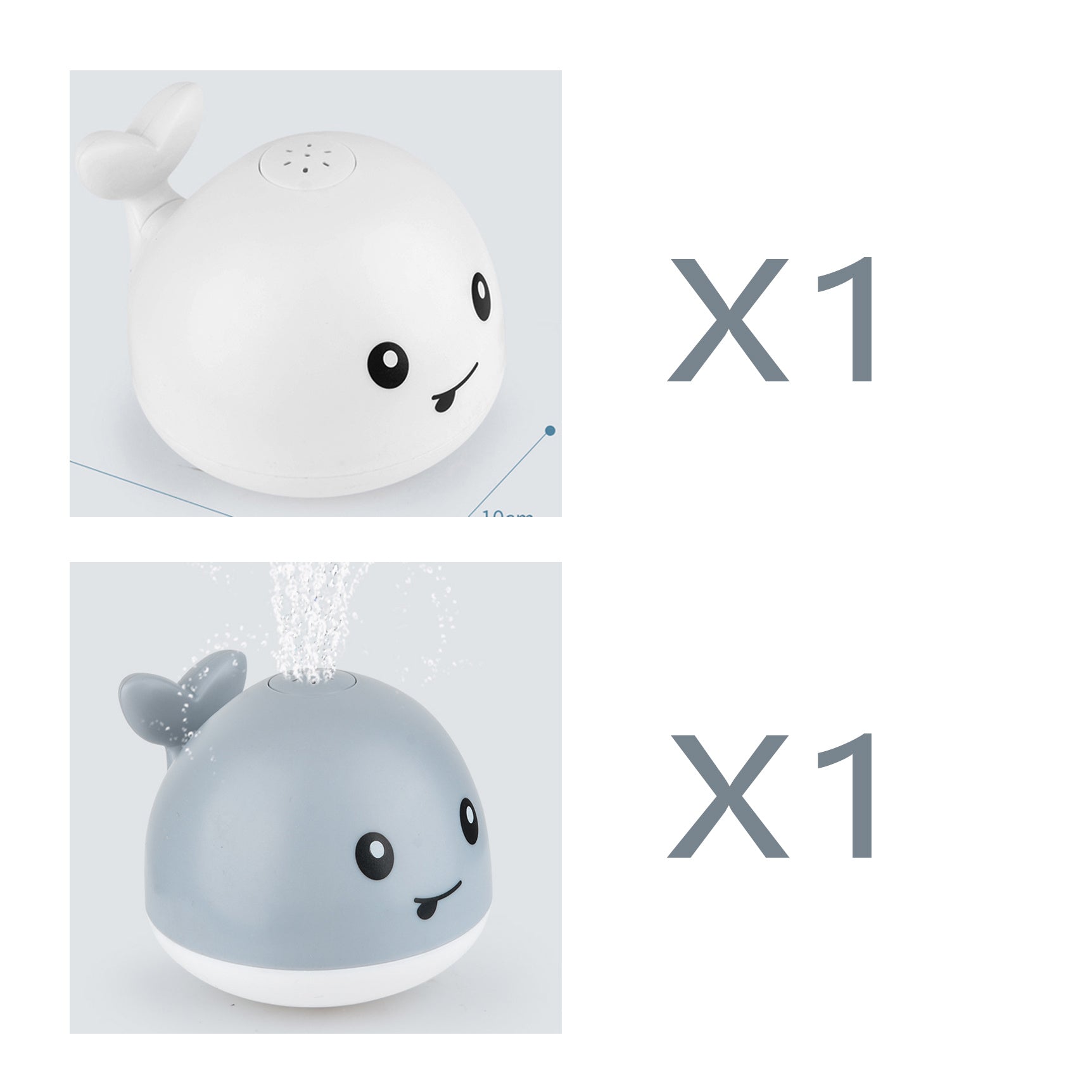 New Baby ҳаммом ванна барқ ​​Induction Whale Spray Toy хурд
