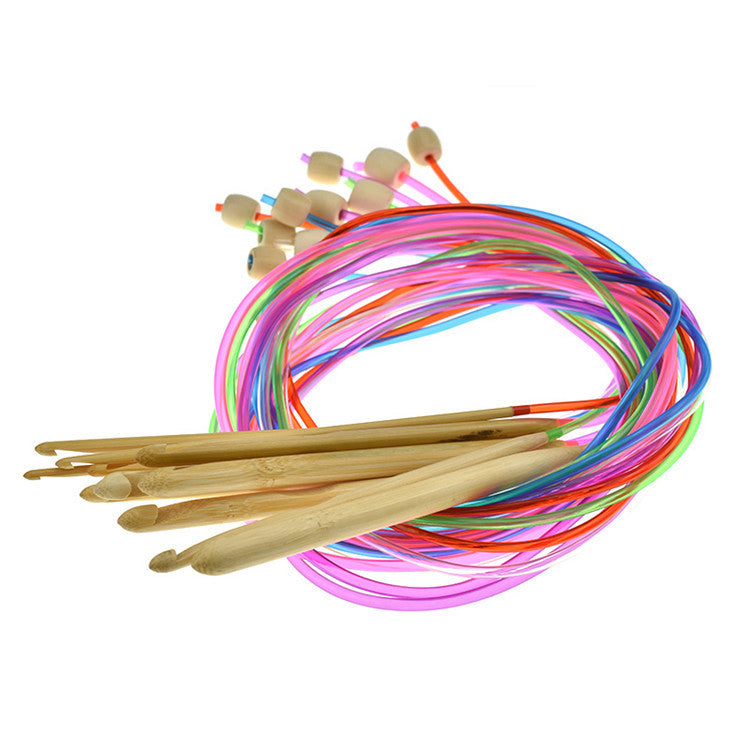 Knitting Tools Sweater Needle Plastic Afghan Carpet Crochet Set