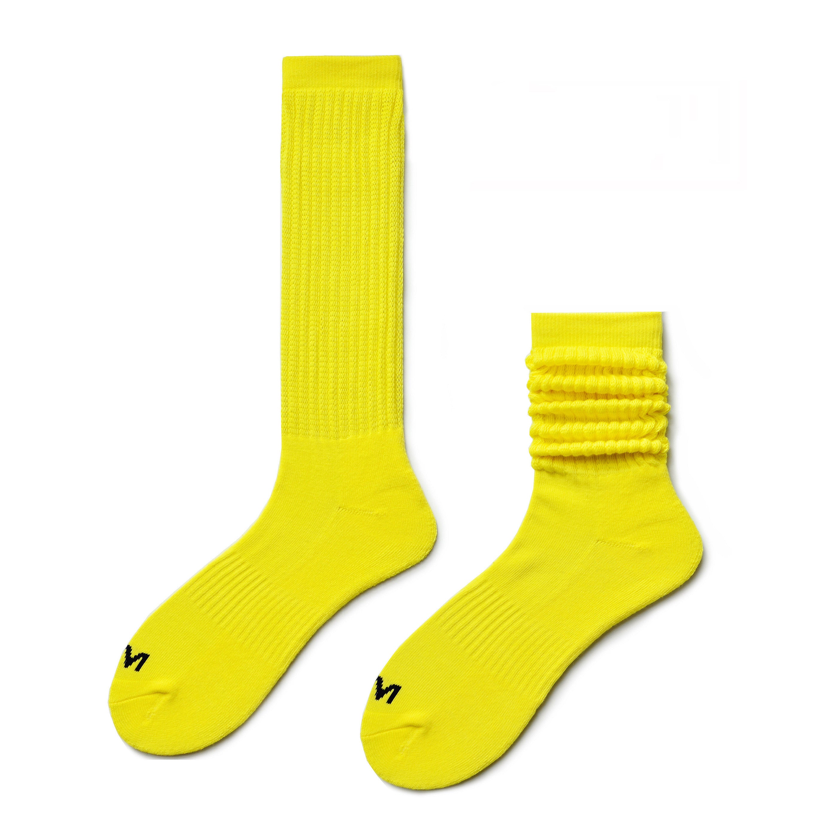 D. M solid color sports men's stockings
