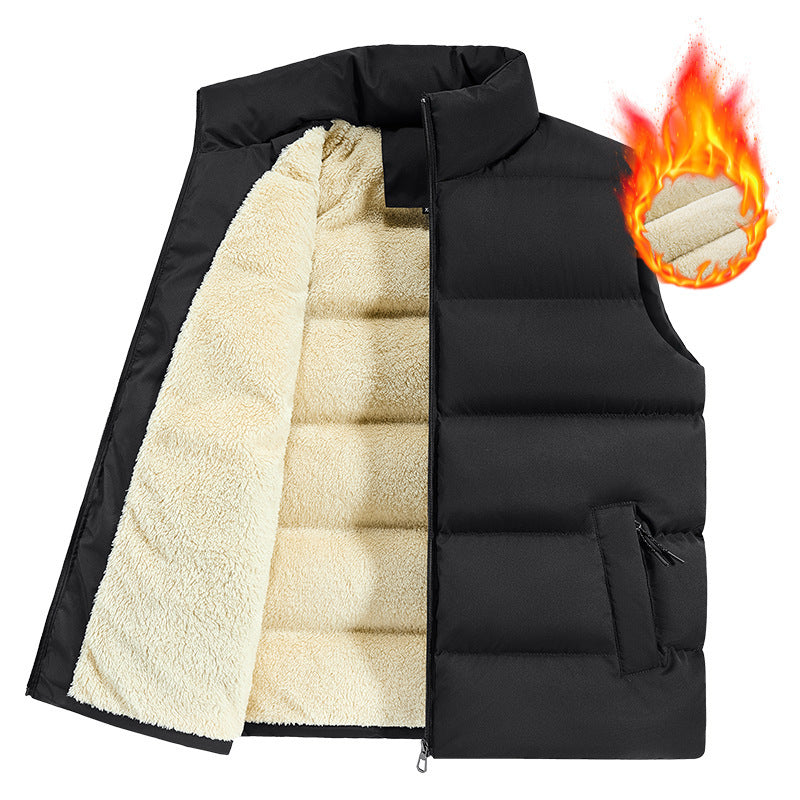 Жилет мужской из овечьей шерсти, осень и зима